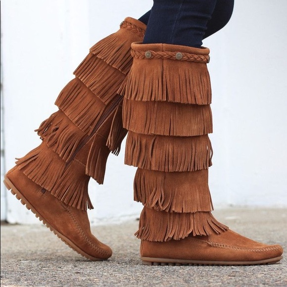 5 layer minnetonka boots
